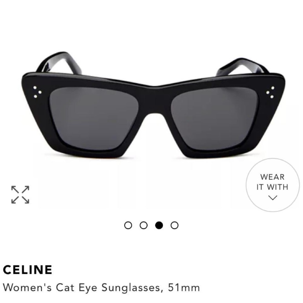 Celine cat eye sunglasses